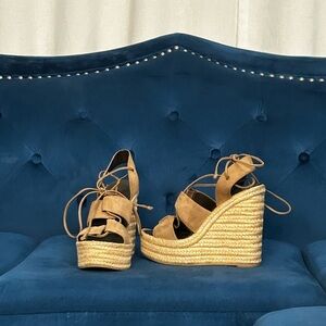 Women's YSL Wedge Sandals
